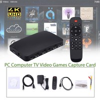 1080P 2K UHD HDMI AV B2.0 HDMI Video Capture Box Recorder Decode For PS4 DVD