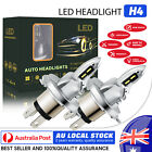 H4 Led Headlight Bulbs Kit Lamp Car Globes High Low Beam 1400000lm Fanless