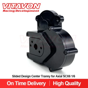 Vitavon Alu7075  Center Tranny for Axial SCX6 Jeep Wrangler Trail Honcho 1/6 Blk - Picture 1 of 6