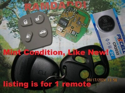 Mando a distancia ABO1602T Cadillac 96/99 DeVille Seville Eldorado 16259829 16196066 Foto 1 de 4