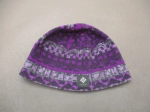 Columbia One Size Womens Purple Warm Soft Fleece Winter Athletic Beanie Hat 5M - Picture 1 of 4