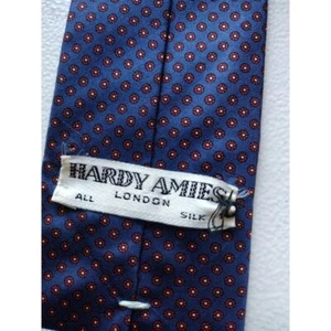 Hardy amies men's blue tie - Picture 1 of 5