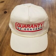 Vintage Guaranty RV Centers Hat Cap Snap Back White Trucker Rope Cobra One Size