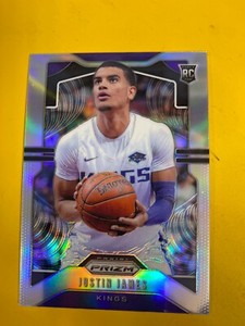 28162 	2019-20 Panini Prizm Prizms Silver #295 Justin James ROOKIE