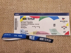 Hardticket Sammler - Eintrittskarte + Einlassband Finale 28.01.2024 Handball EM - Bild 1 von 2