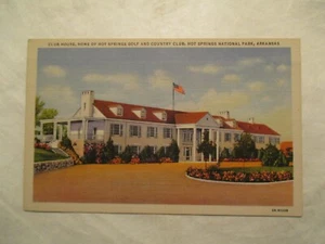 Arkansas Hot Springs Golf und Country Club Nationalpark AR Postkarte - Bild 1 von 2