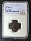 1794 US Liberty Cap Half Cent Low Relief Head Rare Variety C-4a NGC VF Rarity R3