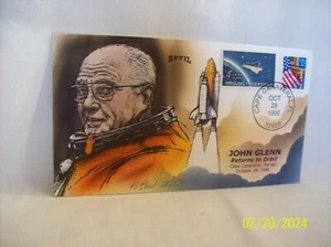 Bevil's Ersttagsbrief für Project Mercury John Glenn von 1998 28/450 - Bild 1 von 1