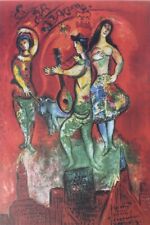 Marc Chagall Bella Faksimile Unterzeichnet Limitierte Lithographie Aufdruck 34 X