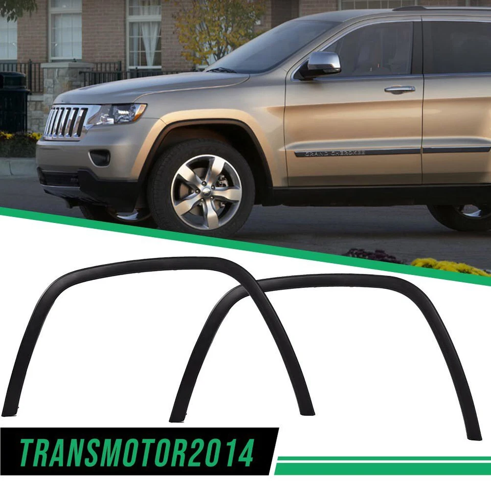 Ajuste para 2011-2017 Jeep Grand Cherokee alargadores de para-lama dianteiro par/lado esquerdo/direito - Imagem 1 de 4
