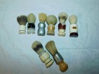 Antiker Friseurbedarf: Konvolut 8 Stück Rasierpinsel ! Barber