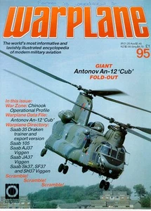 WARPLANE 95 SAAB DRAKEN VIGGEN SWEDEN FLYGVAPNET / CH-47 CHINOOK US ARMY RAF - Imagen 1 de 3