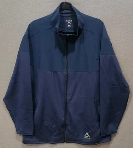 Reebok Men’s 2XL Lightweight Blue Coat with Pockets – Perfect for Layering - Picture 1 of 5