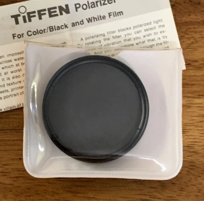 Tiffen 55mm Polarizer Screw In Filter Lens Camera Photo Photography - Image 1 of 3