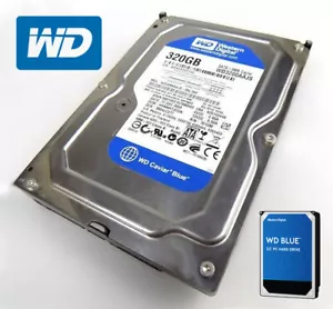 Western Digital WD3200AAJS 320 GB SATA II HDD 7200 RPM 8 MB 3,5 WD Caviar Blue👍 - Bild 1 von 2