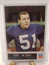 1965 Philadelphia #121 Lou Slaby New York Giants / Pitt Panthers 