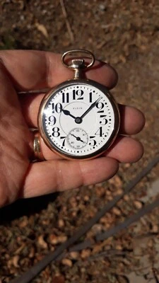 Antique Elgin Veritas, 23 Jewels, Adj. Temp & 6 Positions, 16Sz. Low Production! - Image 1 of 4