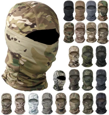 Outdoor Military Airsoft Shooting Face Protection Gear Tactical Camouflage Mask - Image 1 of 4