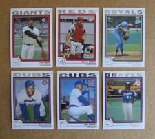 2004 TOPPS RETIRED BASEBALL CARD SINGLES COMPLETE YOUR SET PICK CHOOSE