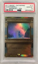 Magic the Gathering COUNTERSPELL AMONKHET INVOCATIONS Foil PSA 10 GEM MT