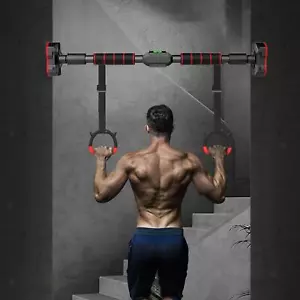 Gymnastics Rings Adjustable Straps Buckles 661lbs Capacity Full Body Workout - Picture 1 of 12