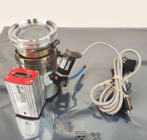 Pfeiffer TMH 071 P Turbomolecular Pump DN 63 ISO-K w TC-100 Controller. Working - Picture 1 of 13