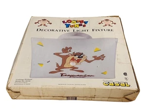 VTG Looney Tunes TAZ Ceiling Light Fixture TASMANIAN DEVIL New Other - Picture 1 of 5