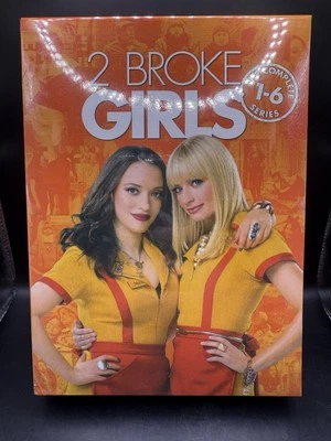 2 Broke Girls Complete Series Seasons 1-6 DVD NEW SEALED US Seller ! - Image 1 of 2