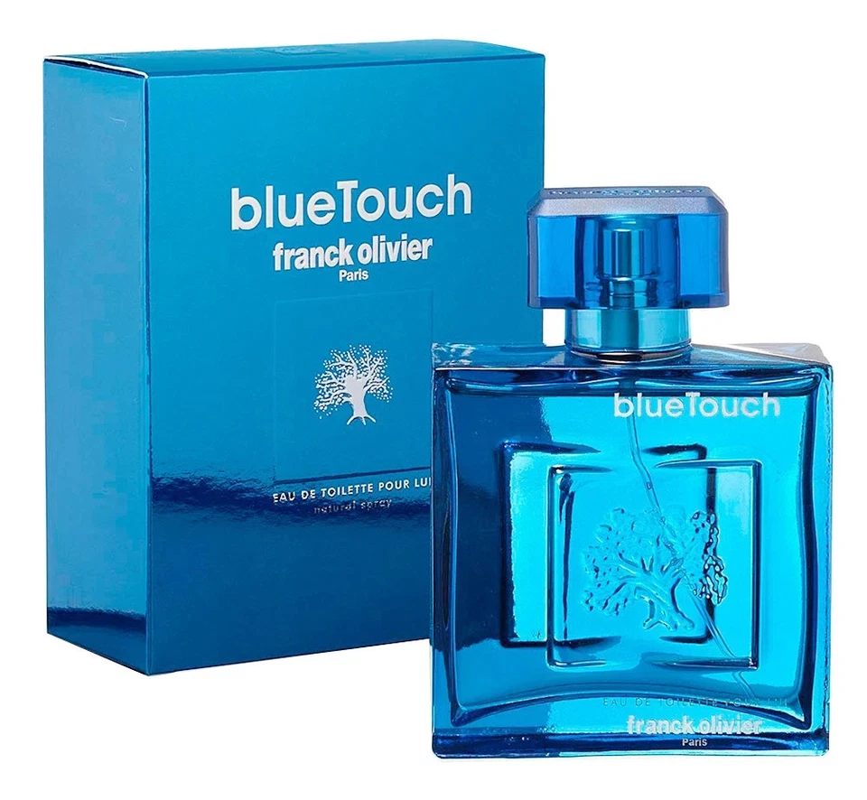 Blue Touch By Franck Olivier 3,4 oz/100 ml spray EDT masculino novo na caixa - Imagem 1 de 1