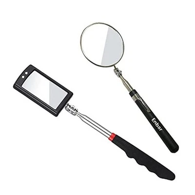 Espejo de inspección telescópico giratorio 360 - Espejo mecánico para automóvil en un palo  Foto 1 de 4