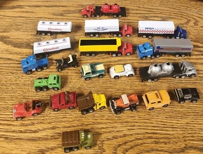 Vintage MICRO MACHINES Semi Trucks Assorted LOT - Image 1 of 4
