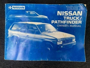 Camioneta pickup 1987 y Nissan Pathfinder manual del propietario original guía del propietario - Imagen 1 de 2