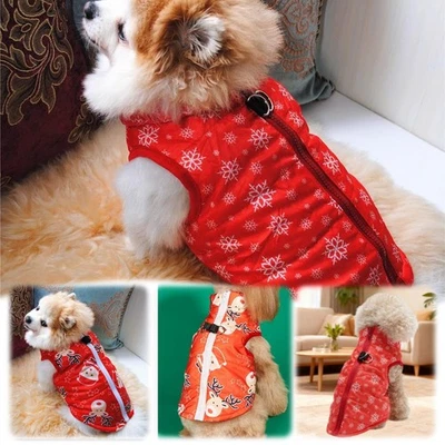 Winter Waterproof Windproof Dog Jacket with Zipper Warm For Dogs Vest - F1X1 - Image 1 of 4