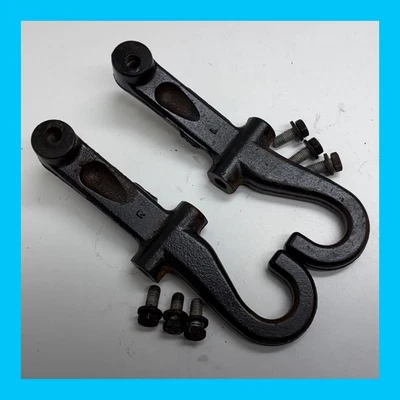 01-06 Chevy Silverado GMC Sierra HD 2500 3500 ganchos de remolque delanteros y herrajes K83 Foto 1 de 4