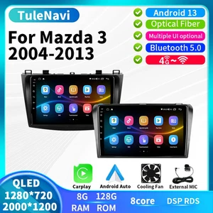 Radio estéreo para automóvil para Mazda 3 2004-213 Android Auto Carplay pantalla 2k GPS navegación 4G - Imagen 1 de 40