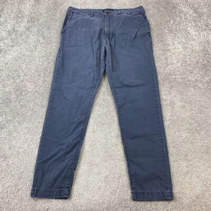 American Eagle Outfitters Original Taper Leg Chino Pants Men's Size 33X29 Blue - Picture 1 of 10