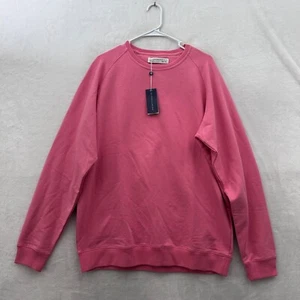 Holderness & Bourne The Smith Sweatshirt Mens L Pink Fleece Pullover Golf Casual - Picture 1 of 8