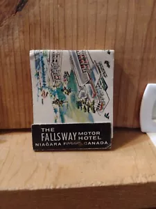 MATCHBOOK DE COLECCIÓN: THE FALLSWAY HOTEL NIAGARA FALLS, CANADÁ. MB55 - Imagen 1 de 5