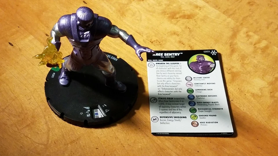 Kree Sentry #G003 ¡con tarjeta! Avengers Infinity Heroclix ¡Bonito! Foto 1 de 1