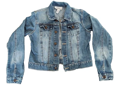 Chaqueta vaquera azul marino antigua para niñas talla XXL Foto 1 de 4