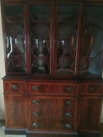 breakfront china cabinet Cover