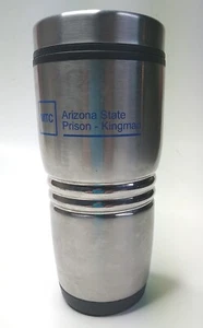 MTC Arizona State Prison Kingman Insulated Mug With Lid Plastic And Stainless - Picture 1 of 13