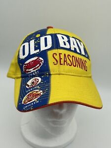 Old Bay Seasoning Hat Baseball Cap Adjustable Strap Back Yellow 2015