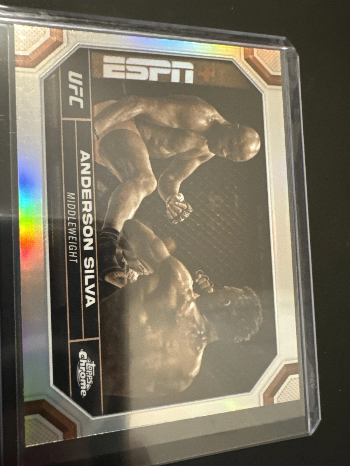 2024 Topps Chrome UFC Sepia Refractor #17 Anderson Silva