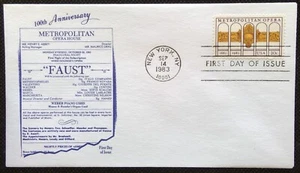 Scott 2054 FDC Metropolitan Opera House Broadway New York Faust Unknown Cachet - Picture 1 of 3