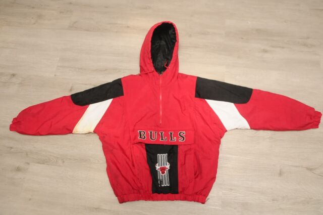 Men's Chicago Bulls Starter Red The Star Vintage Full-Zip Jacket