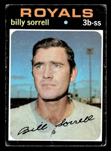 1971 Topps BILLY SORRELL #17 GD Kansas City Royals - Picture 1 of 2