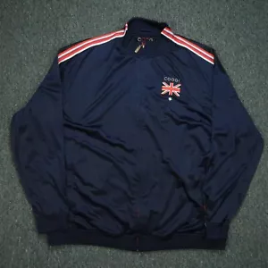 Coogi Jacket Men 5XL Blue Full Zip Pockets Track Bomber Australia - Picture 1 of 10