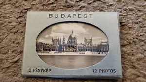 Antique Set Historical Photos Budapest palace castle Gerhard Photograph Booklet - Picture 1 of 7