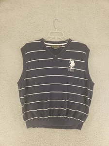 US Polo Assn Maglione Gilet Uomo XXL Blu - Foto 1 di 8